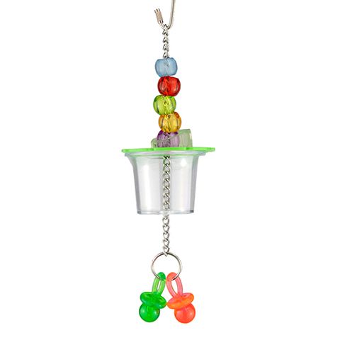 Bird Toy Interactive - Foraging 1 Cup With Beads