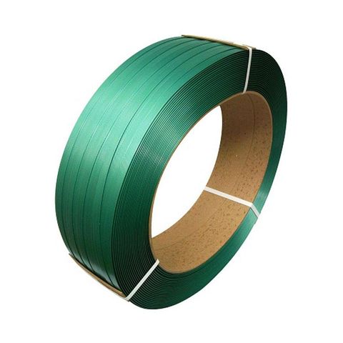 Green PET Strapping-16mm x 0.9mm x 1220mt Embossed