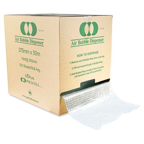 P10R Bubble Wrap Dispenser Box 375mmx50m