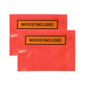 Invoice Enclosed D115x165IE Red Backing -1000/box