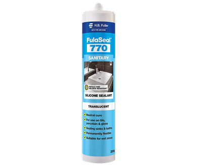 HBF770 -Sanitary Silicone-White 20/ctn