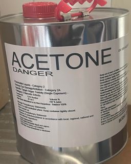 Acetone 4Lt Drum.