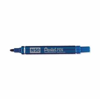 N50 Blue Markers Fine Point 12/box