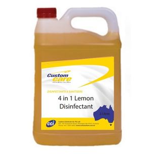 4 in1 Lemon Disinfectant Cleaner 5lt
