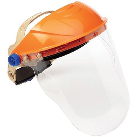 Assembled Browguard & Clear Chin Guard Visor