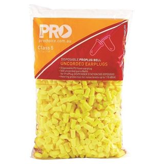 EPYU500R - Pro Bell Earplugs Bulk 500pr / bag