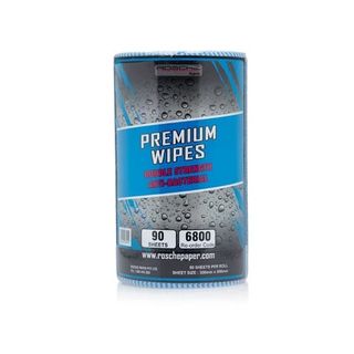 6800 Rosche Premium Wiper Roll Blue . 90/roll