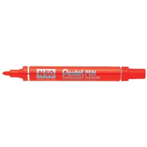 N50 Red Markers Fine Point 12/box