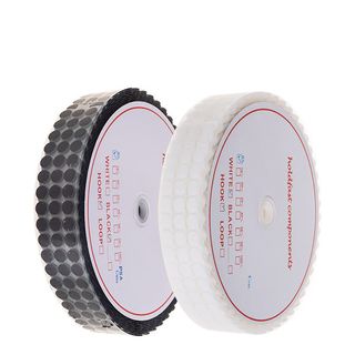 L15RADW-Adhesive White Loop Dots 15mm 5000/roll