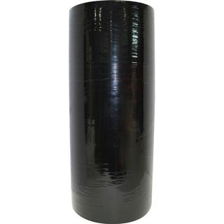 Blown Machine Stretch Wrap Black 500mm x 25um