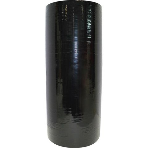 Blown Machine Stretch Wrap Black 500mm x 25um