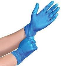 41038 Pro-Val Vinyl Glove Blue Medium 100/box