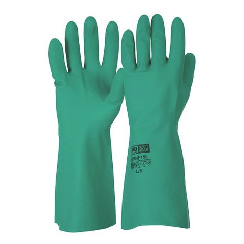 RNF15 - Green Nitrile Gloves XXL/10