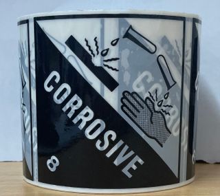 Class 8 Corrosive Dangerous Goods (Perferated)