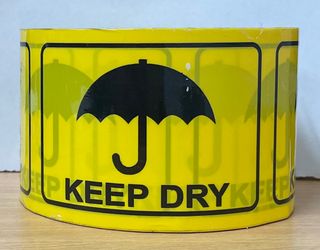 BT288 Rip A Label Keep Dry 72mm Black On Yellow