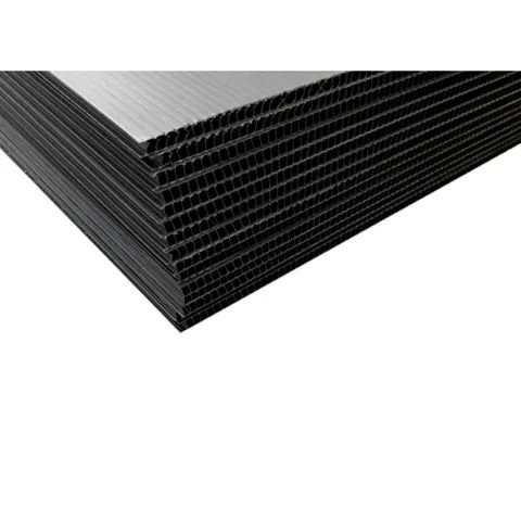 Corflute 1220mm x 2400mm x 2.5mm Black