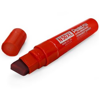 N50XL Pental Jumbo Markers Red 6/box