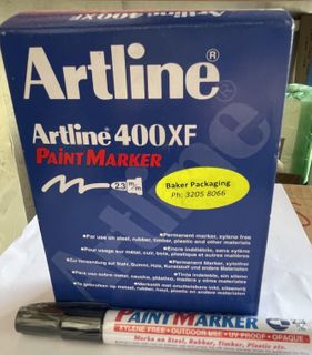 440XF Paint Marker Black  Xylene Free 15/box