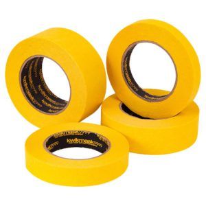 Kwikmask 9999 Yellow Masking Tape 18mm x 50m
