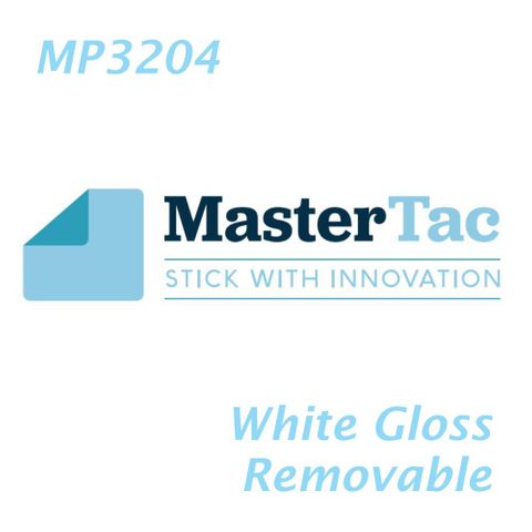 MASTERTAC MP3204 GLOSS WHITE REMOVABLE