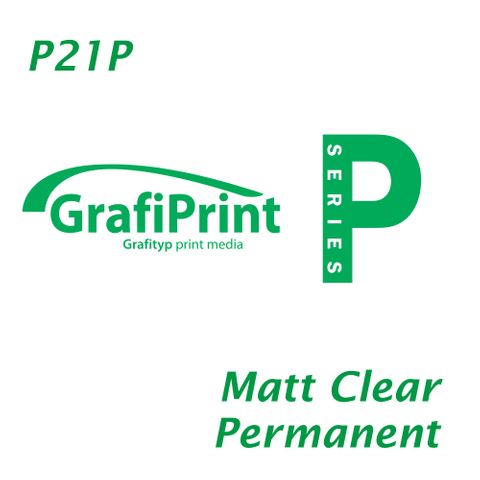 GRAFIPRINT P21P CLEAR MATT POLYMERIC