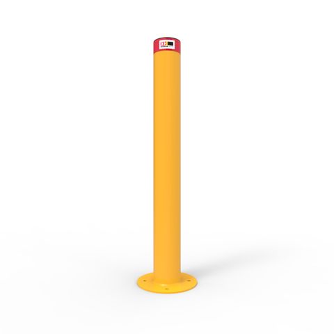 Bollard 114mm Surface Mounted Economy - Galvanised and Powder Coated