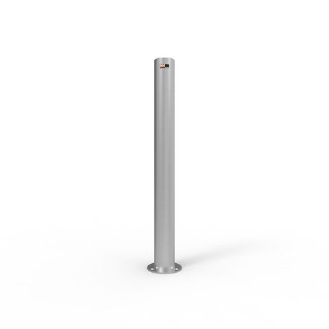 Shock Absorbing Bollard 90mm Surface Mounted - 316 Stainless Steel