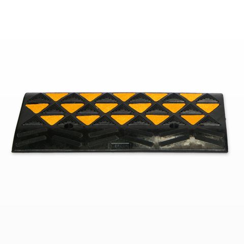 Kerb Ramp Rubber - Black with Reflective