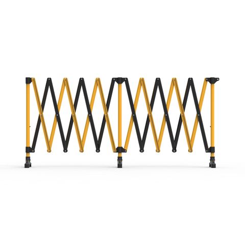 Port-a-Guard Expandable Barrier 6m - Black/Yellow