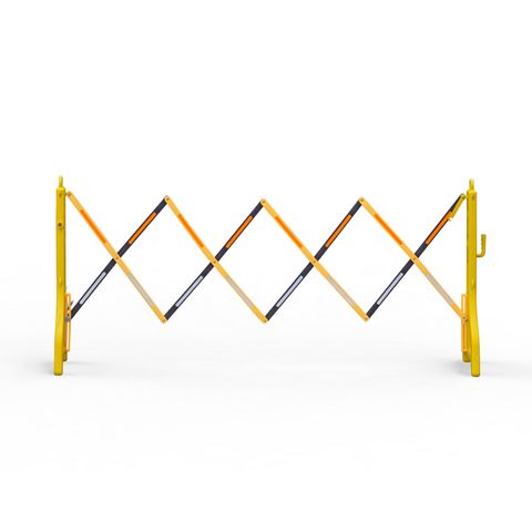 Port-a-Guard Lightweight Expandable Barrier 2.4m - Black/Yellow