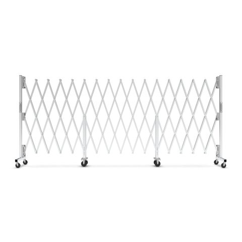 Port-a-Guard Maxi 1430mm x 6.7m Expandable Barrier - Aluminium and Galvanised Steel