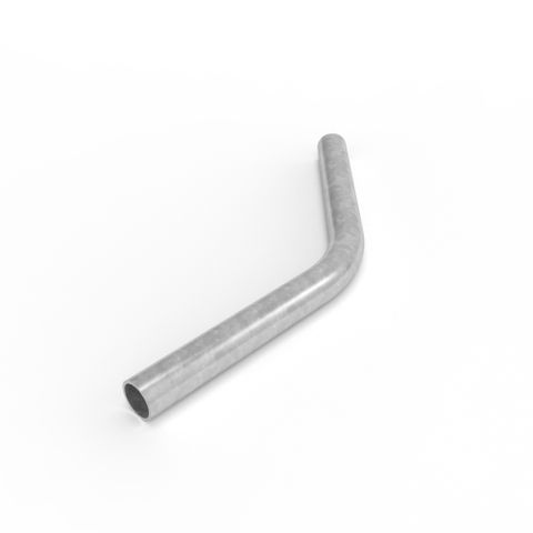 Ball Fence Handrail Bend 32NB 45 Degree - Galvanised