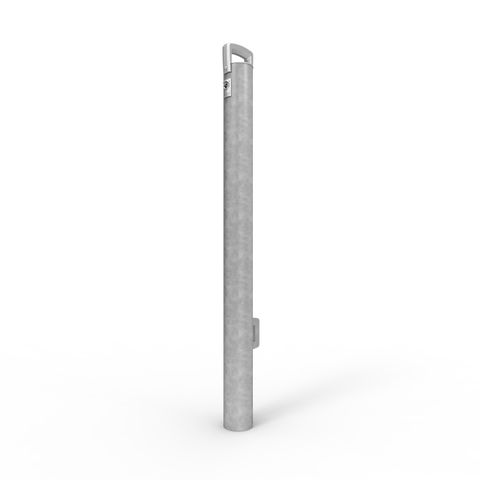 Cam-lok Removable Bollard 90mm Roller Door Premium Lock - Galvanised