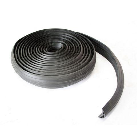 25mm x 25mm Black Cable Guard, Cable Covers