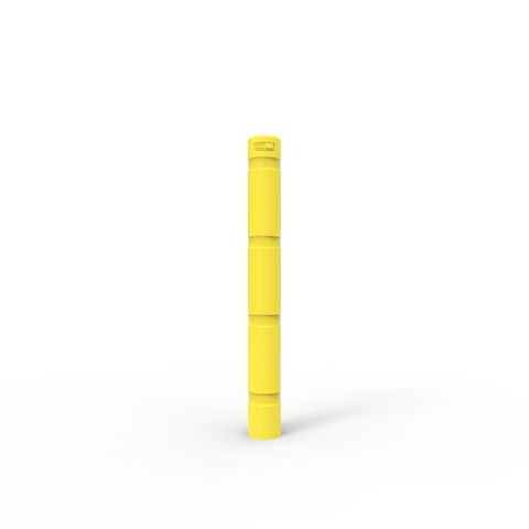 Skinz Bollard Sleeve to suit up to 145mm Diameter, 1400mm High - Safety Yellow