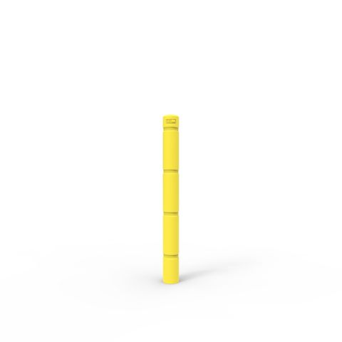 Skinz Bollard Sleeve to suit up to 105mm Diameter, 1200mm High - Safety Yellow