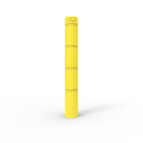 Skinz Bollard Sleeve to suit up to 225mm Diameter, 1600mm High - Safety Yellow