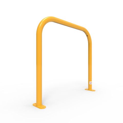 Bike Rail Rounded 850 x 800mm Surface Mounted - Galvanised and Powder Coated