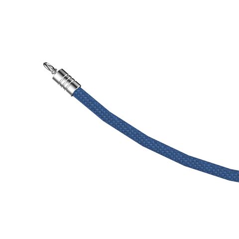 Rope with Stainless Steel Rings 2m - Blue