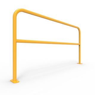 U-Bar Double Rail 2m Surface Mounted - Galvanised and Powder Coated