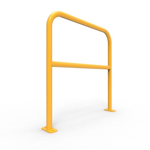 U-Bar Double Rail 1m Surface Mounted - Galvanised and Powder Coated