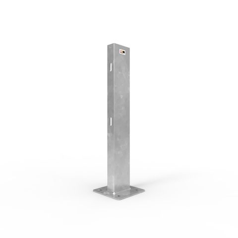 W-Beam Double Height Post 1140mm Surface Mounted - Galvanised