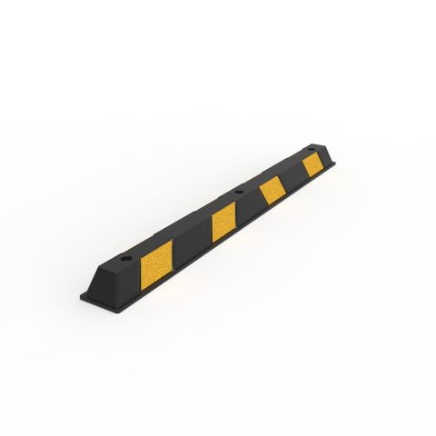 Rubber Wheel Stop 1650mm - Black/Yellow