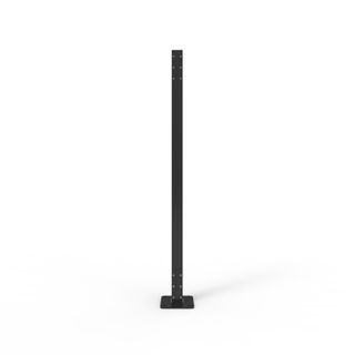 Port-a-Guard Post - Powder Coated Black