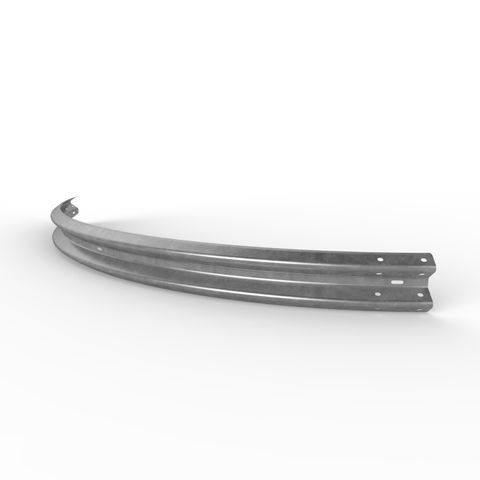 W-Beam Rail 90 Degree External Curve Radius 275cm - Galvanised