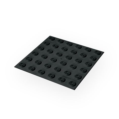 Warning Tactile Pad 300 x 300mm - Black TPU