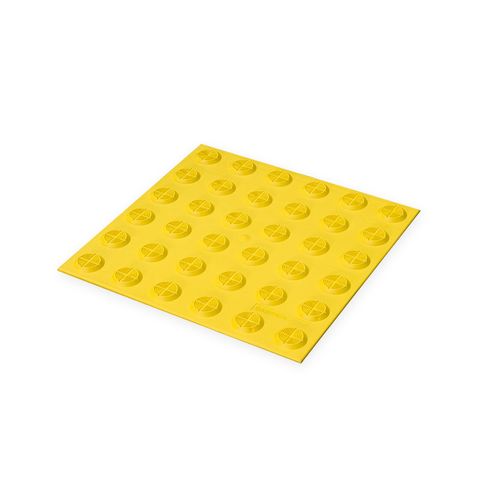 Warning Tactile Pad 300 x 300mm - Yellow TPU