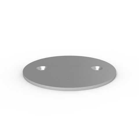 Magna Post Floor Disc - Galvanised