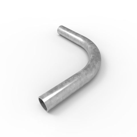 Ball Fence Handrail Bend 32NB 90 Degree - Galvanised