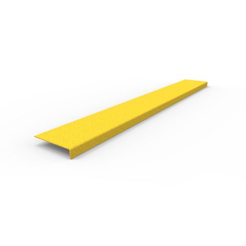 Anti-Slip Stair Nosing 3000 x 152 x 30mm - FRP Yellow